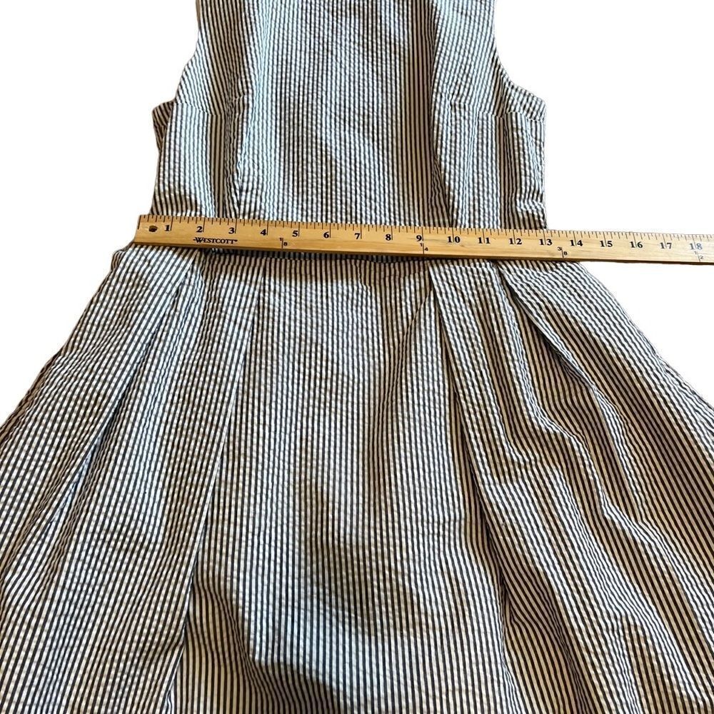 Gap Blue and White Seersucker Sleeveless Dress with Pleated Skirt. Sz 2. EUC!! - Picture 13 of 13